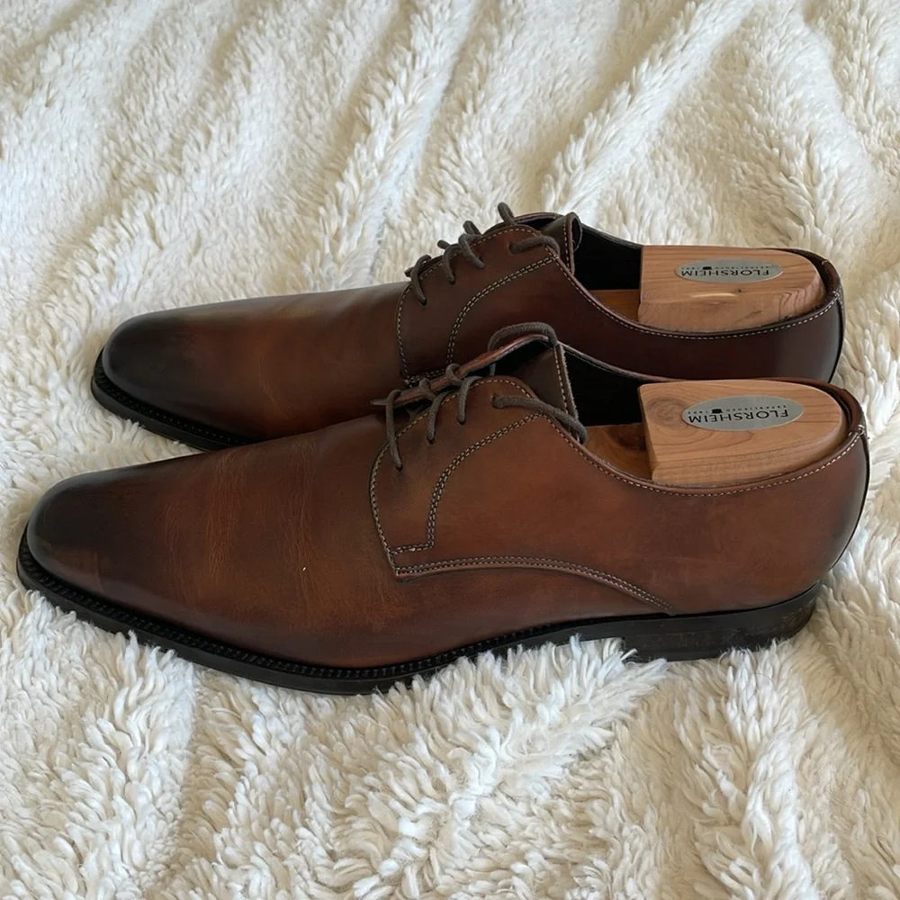 To Boot New York Men’s Brown Leather Dress Shoe - Picture 2 of 6